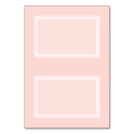 Maßgeschneiderte Baby Pink-Platzkarten Tischnummer