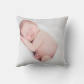Maßgeschneiderte Babyplätze und Foto Kissen (Rückseite)