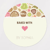 Maßgeschneiderte Backkleber Etiketten (Design 2)