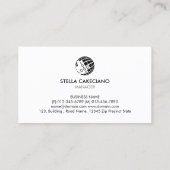 Maßgeschneiderte Backwaren Visitenkarte (Rückseite)