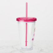 Maßgeschneiderte Ballet-Tasse mit Name - Niedlich Acryltrinkbecher (Rechts)