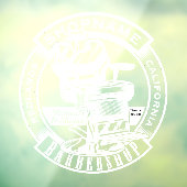 Maßgeschneiderte Barbershop Business Door White Gr Fensteraufkleber (Blatt 3)