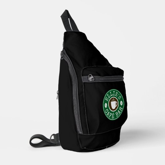 Maßgeschneiderte Baristi Sling Tasche mit Logo für (Linke Seite)
