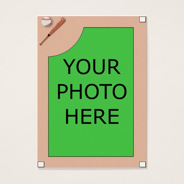 Maßgeschneiderte Baseballkarten (Vorderseite)