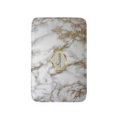 Maßgeschneiderte Bath Mat, Imitat gold, grau Badematte (Vorderseite Vertikal)