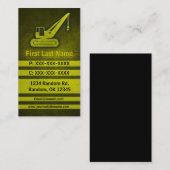 Maßgeschneiderte Baukarten für Kranlift Visitenkarte (Vorne/Hinten)