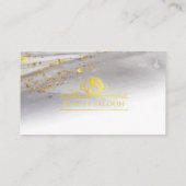 Maßgeschneiderte Beautician Elegante Visitenkarte (Rückseite)