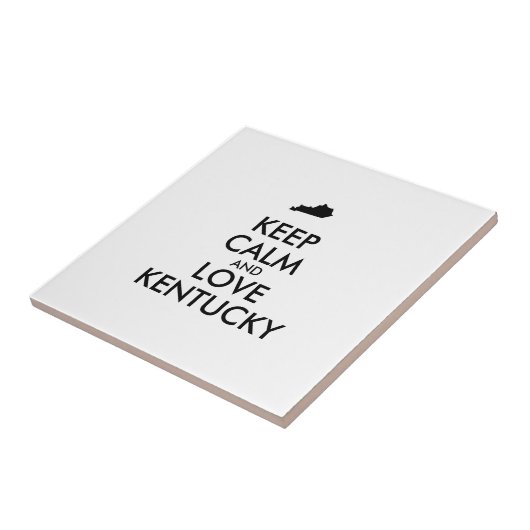 Maßgeschneiderte BEHALTEN CALM und LIEBE KENTUCKY Fliese (Seite)