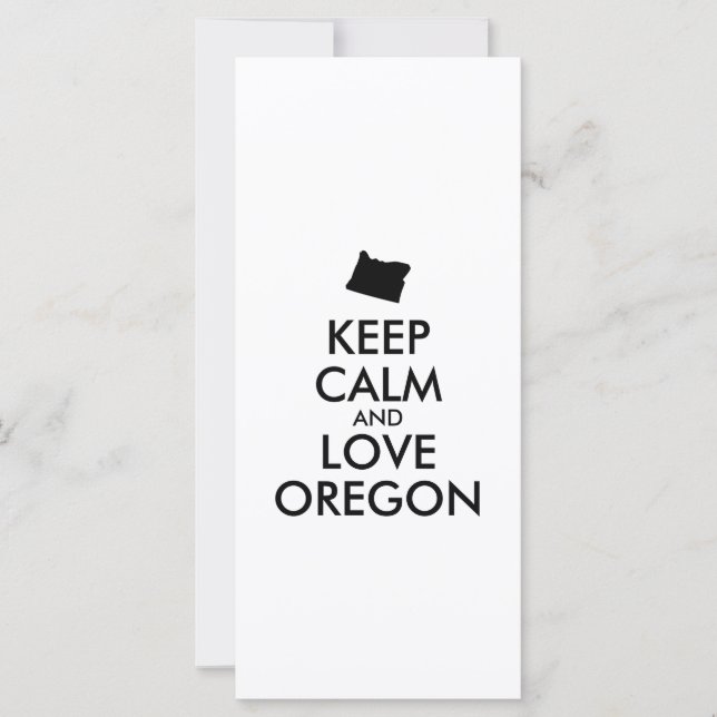 Maßgeschneiderte BEHALTEN CALM- und LIEBE-OREGON (Vorderseite)