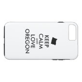 Maßgeschneiderte BEHALTEN CALM- und LIEBE-OREGON Case-Mate iPhone Hülle (Rückseite (Horizontal))