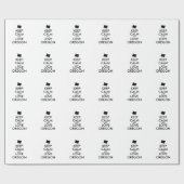 Maßgeschneiderte BEHALTEN CALM- und LIEBE-OREGON Geschenkpapier (Flach)