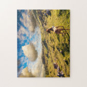 Maßgeschneiderte Berglandschaftsfotografie Puzzle (Vertikal)