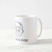 Maßgeschneiderte beste Boss-Tasse Kaffeetasse (VorderseiteRechts)