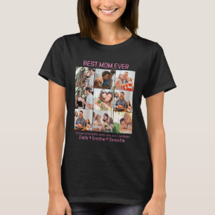 Maßgeschneiderte beste Mama je Mutter Tag 9 FotoCo T-Shirt