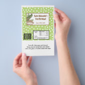 Maßgeschneiderte Bestellung - Krista Glass Flyer (Handgriff)