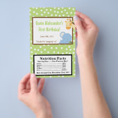 Maßgeschneiderte Bestellung - Krista Glass Flyer (Handgriff)