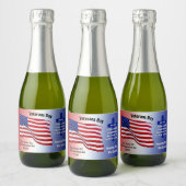Maßgeschneiderte Bestellung, Veterans Day-Mini-Get Schaumweinetikett (Flaschen)