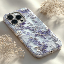 Maßgeschneiderte, bestickte Floral iPhone Case mit