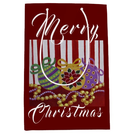 Maßgeschneiderte Beutel für Bausteine und Perlen - Mittlere Geschenktüte (Vorderseite)