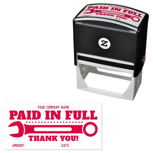 Maßgeschneiderte Bezahlung in vollem Umfang Vielen Permastempel (Beispiel)