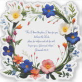 Maßgeschneiderte Bibe Verse Vinyl Sticker (Vorderseite)