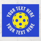 Maßgeschneiderte Bierflaschen mit Picklebal-Logo Bierflaschenetikett (Einzelnes Label)