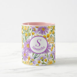 Maßgeschneiderte Billy-Tasten und Daisy-Blumenblüt Tasse