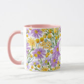 Maßgeschneiderte Billy-Tasten und Daisy-Blumenblüt Tasse (Links)
