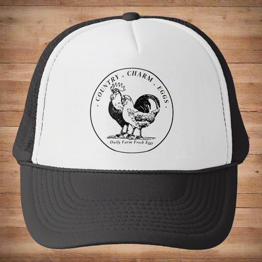 Maßgeschneiderte Bio Eier Bauernhof Business Truckerkappe
