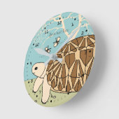 Maßgeschneiderte birmanische Star Tortoise Uhr (Winkel)