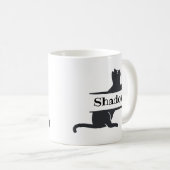 Maßgeschneiderte Black Cat Kaffeetasse (VorderseiteRechts)