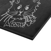 Maßgeschneiderte Black Cat-Schneidplatte Schneidebrett (Ecke)