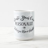 Maßgeschneiderte Blank - Erstellen Sie Ihre eigene Kaffeetasse (Mittel)
