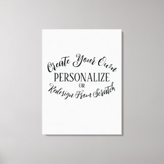 Maßgeschneiderte Blank - Erstellen Sie Ihre eigene Leinwanddruck