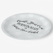 Maßgeschneiderte Blank - Erstellen Sie Ihre eigene Pappteller (Schrägansicht)