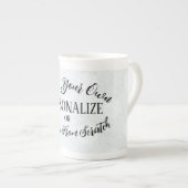 Maßgeschneiderte Blank - Erstellen Sie Ihre eigene Porzellantasse (Vorderseite Rechts)