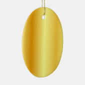 Maßgeschneiderte Blank Template Imitate Gold Metal Keramik Ornament (Rechts)