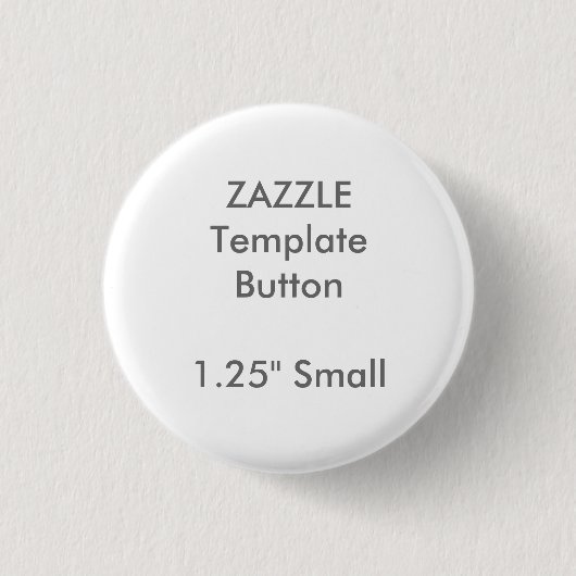 Maßgeschneiderte Blank-Vorlage für kleine runde Bu Button (Vorderseite)