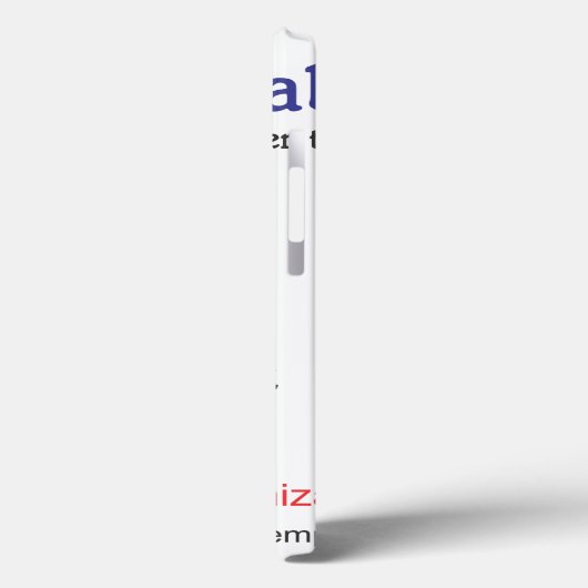 Maßgeschneiderte Blankengeschenkvorlage Case-Mate iPhone Hülle (Rückseite / Links)