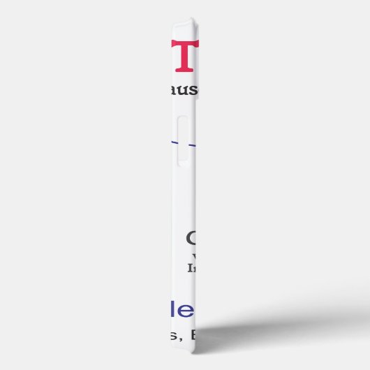 Maßgeschneiderte Blankengeschenkvorlage Case-Mate iPhone Hülle (Rückseite / Rechts)