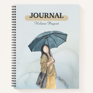 Maßgeschneiderte Blankgelbe weiche Wasserfarbe Fra Notizblock