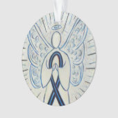 Maßgeschneiderte Blauer und Schwarzer Bauch Ornament (Vorderseite)