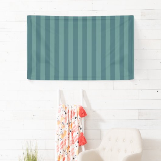 Maßgeschneiderte Blaustreifen Banner (Insitu)