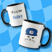 Maßgeschneiderte Blue Cap Little Cat Tasse
