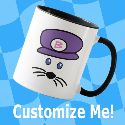 Maßgeschneiderte Blue Cap Little Mouse Tasse