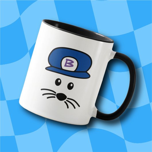 Maßgeschneiderte Blue Cap Little Mouse Tasse