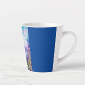 Maßgeschneiderte Blue Latte Tasse mit White Daisy (Rechts)