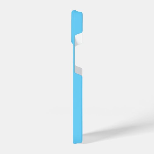 Maßgeschneiderte Blue Monogram Phone Case iPhone Hülle (Linke Seite)