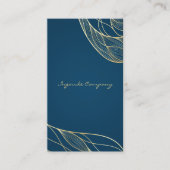 Maßgeschneiderte Blue Simple Business Card Visitenkarte (Vorderseite)