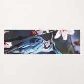 Maßgeschneiderte Bluejay-Blume Yogamatte (Rückseite (Horizontal))